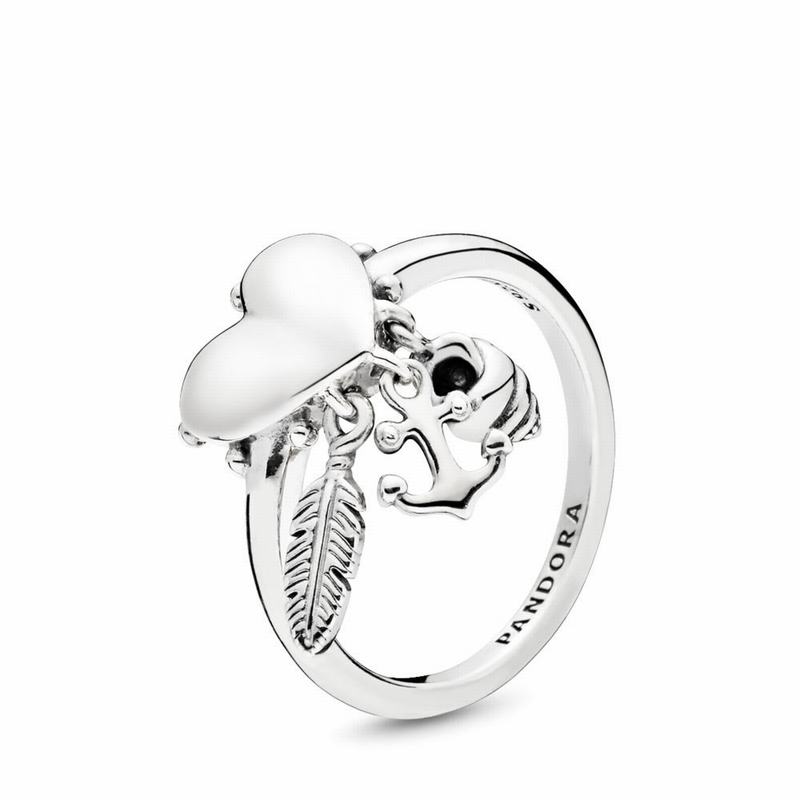 Pandora Spiritual Symbols Stackable Ring Silver Egypt AN8491537